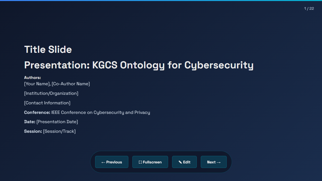 KGCS Ontology: Academic Deep Dive